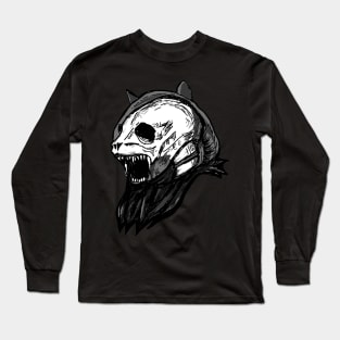 Panda Skull Long Sleeve T-Shirt